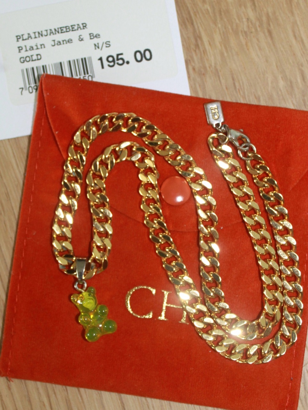 Crystal Haze Nostalgic Bear Necklace